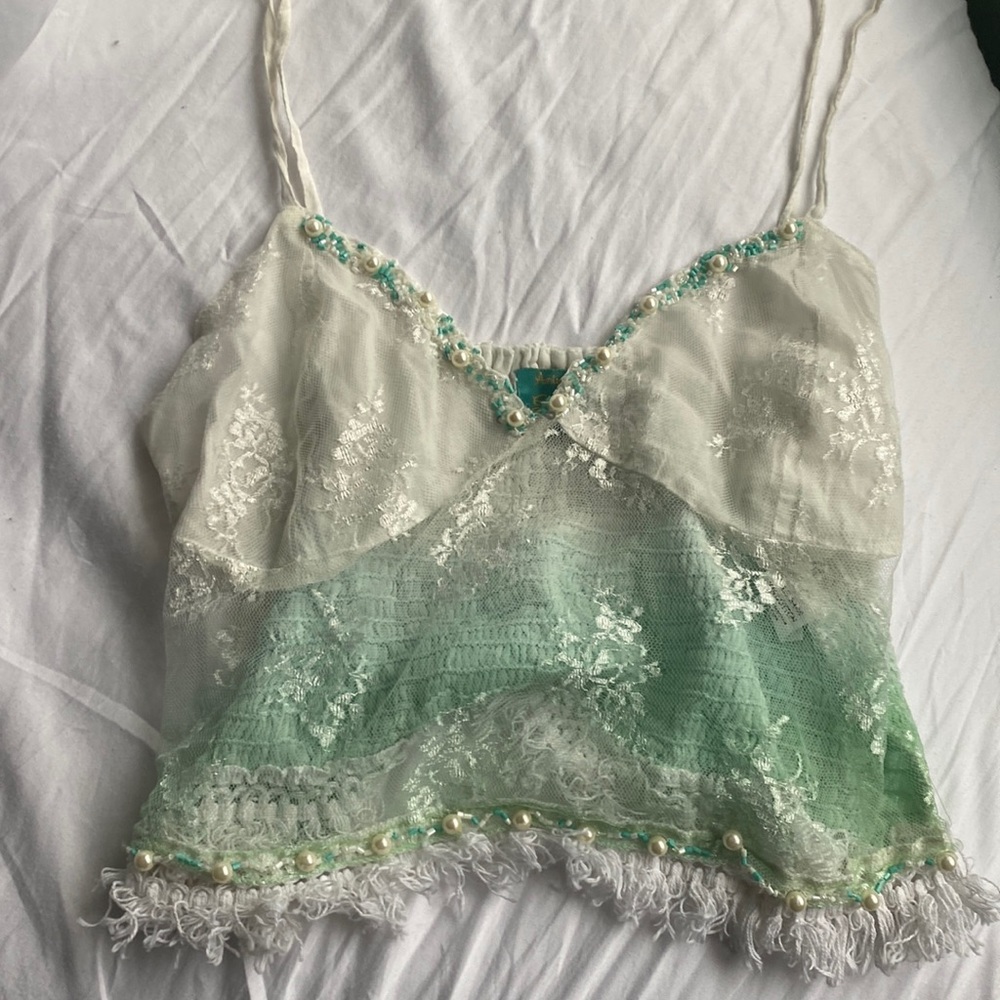 Italian lace crop top